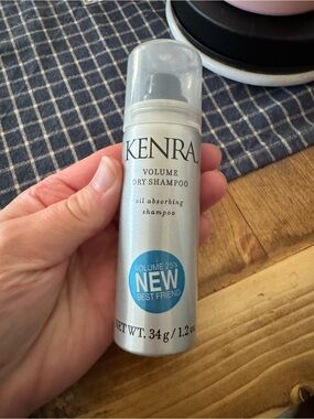 Kenra Volume Dry Shampoo – Silver Travel Spray for Lift & Oil Control